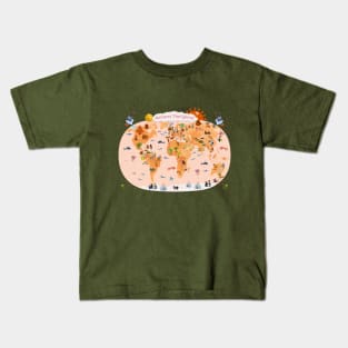 Around the World Kids T-Shirt